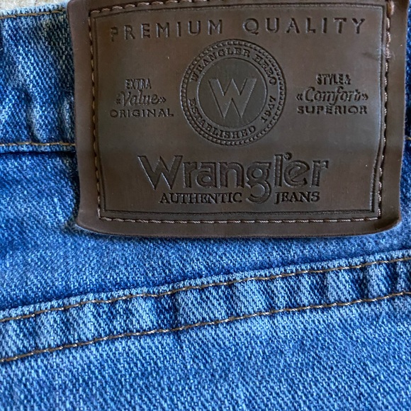 Wrangler men’s regular fir 38x32 jeans - Picture 3 of 6